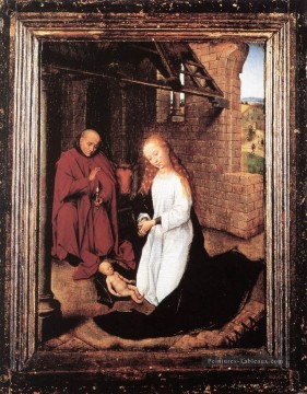  hollandais - Nativité 1470 hollandais Hans Memling